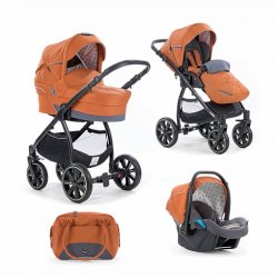 678 Pumpkin - Детская коляска Noordi Polaris Comfort 3 в 1